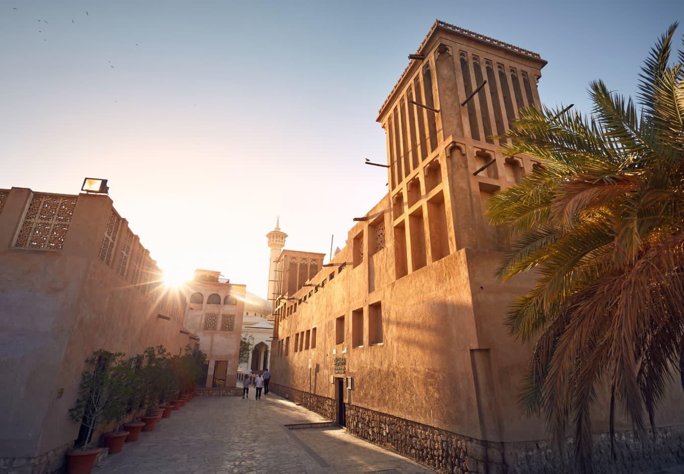 Al Fahidi Historical Neighbourhood wind-tower architecture