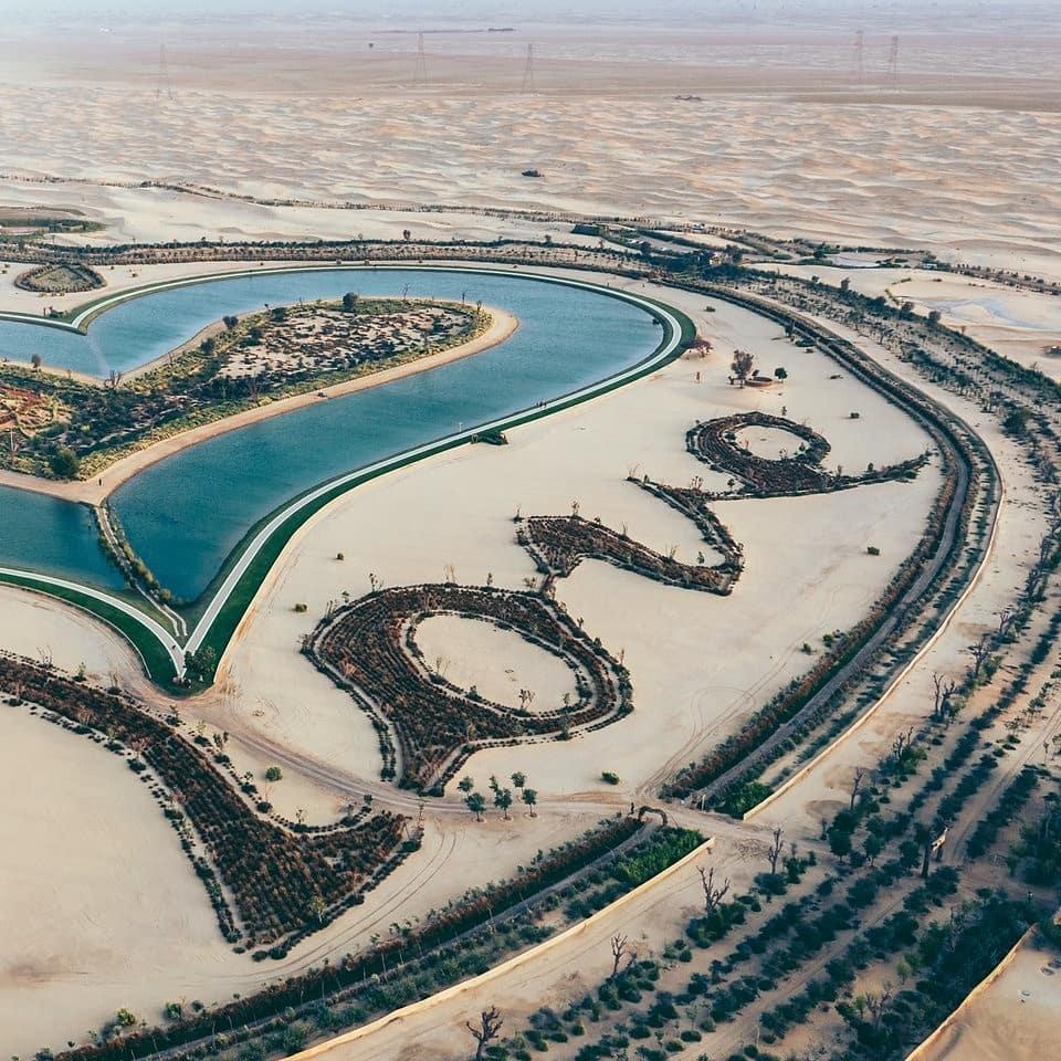Love Lake, Al Qudra desert, Dubai